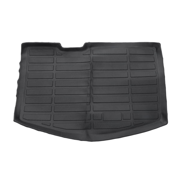 Alfombrilla de carga única Bargains para maletero, bandeja de carga para maletero para Chevrolet Bolt EV 2017-2021, Negro TPE 1 Pc Cara plana Patrón de cuadrícula rectangular Antideslizante