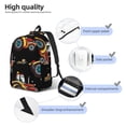 thumbnail image 4 of Yiaed Cartoon Tractor Print Backpack, Premium Laptop Backpack, Travel Backpack for Women, Lightweight Backpacks, Comfortable Back Pack-Medium, 4 of 5