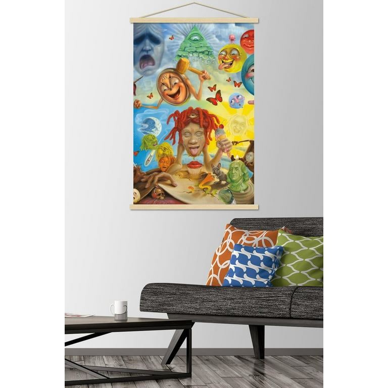 Trippie Redd - Art Wall Poster with Magnetic Frame, 22.375