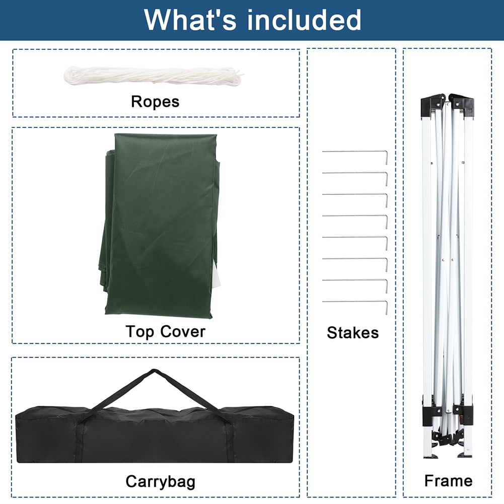 Aimee Lii 78"x78" Canopy Tent Awnings for Decks, Awnings for Patio Waterproof, Backyard Canopy Gazebo, Outdoor Patio Awnings for Party Camping BBQ Events, Green Aimee Lii 78"x78" Canopy Tent Awnings for Decks, Awnings for Patio Waterproof, Backyard Canopy Gazebo, Outdoor Patio Awnings for Party Camping BBQ Events, Green