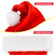 thumbnail image 2 of Santa Hat, Christmas Hat Holiday for Adults Unisex Velvet Comfort Extra Thicken Xmas Hat for New Year Festive Party, 2 of 5