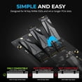 thumbnail image 4 of Tarjeta PCIe SABRENT 3x M.2 NVMe SSD 10GbE EC-PM2L, 4 of 8