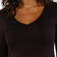 thumbnail image 4 of Women's Sublime Silky Black Tunic Top, 4 of 4