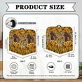 thumbnail image 6 of ZIATUBLES Kitchen Stand Mixer Dust Cover Multi-Functional Mixer Dust Cover with Front Pockets for 6-8 Quart Washable Kitchen Mixer Accessories, Horse Sunflower Leopard Print Amercian Tribal Pattern, 6 of 7
