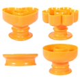 thumbnail image 3 of 4 Pcs Circle Silicone Mold Donuts Baking Molds Flower Donuts Molds Baking Trays Oven Baking Dishes Oven Doughnut Cutter, 3 of 3