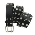 thumbnail image 2 of Steampunk Waist Belt Metal Holes Trimmer Pin Buckle Waistband Belt - Black, 3.8cm Wide, 2 of 6