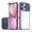 Blue, variant on For Apple iPhone 16 Pro Max (6.9") Slide Camera Cover Lens protector Anti-Scratch Shockproof Clear Back and Color Frame Bumper Phone Case Cover by Xpression - Purple