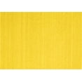 thumbnail image 1 of Ahgly Company Machine Washable Indoor Rectangle Solid Yellow Modern Area Rugs, 7' x 10', 1 of 4