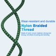 thumbnail image 2 of Bioonis Compatible for iPhone Charging Cable, 6FT Light-ning Cable, Nylon Braided Fast Charging High Speed Data Sync Transfer USB Cord Compatible with iPhone 14 13 13Pro 12 11 Max XS XR iPad(Green), 2 of 7