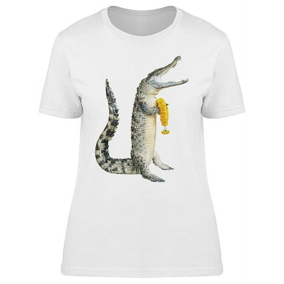 Crocodile Standing T-Shirt Women -Image by Shutterstock, Female x-Large