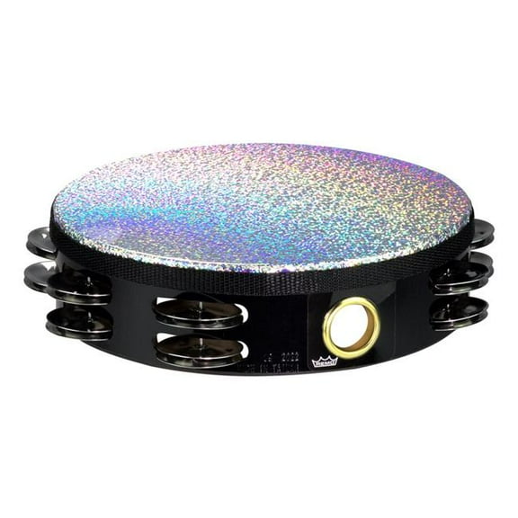 Remo 28383 8 in. 2 Row Jungle Sparkle Head Tambourine
