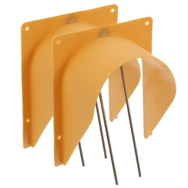 European Style Pigeon Door for Racing and Decoration Light Yellow Plastic and Iron Entrance Door