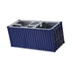 thumbnail image 3 of Organizador de escritorio portátil con múltiples compartimentos para bolígrafos y contenedores de envío Azul oscuro, 3 of 8