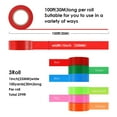6 Pack Flagging Tape,NonAdhesive Marking Tape Surveyors Tape Neon