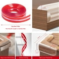 Clear Corner Protectors Baby Proofing,Furniture Corner Guard & Edge
