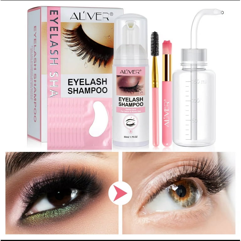 Premium Lash Shampoo Set for Eyelash Extensions – Clean & Refresh Your Lashes