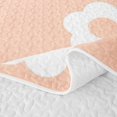 thumbnail image 5 of Erosebridal Orange Groovy Daisy Quilt King for Girls, Kawaii Cartoon Floral King Coverlet Set, 3 Pieces, 5 of 7