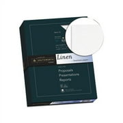 25% Cotton Linen Business Paper 32 lb, 8.5 x 11, White, 250/Pack
