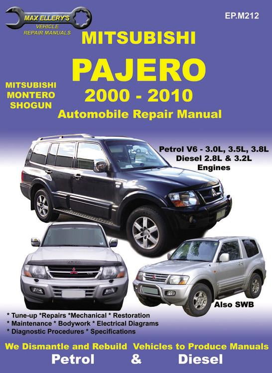 Max Ellery's Vehicle Repair Manuals Mitsubishi Pajero Vehicle Repair