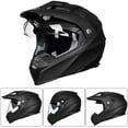 thumbnail image 2 of ILM Off Road Motorcycle Dual Sport Helmet Full Face Sun Visor Dirt Bike ATV Motocross Casco DOT Certified (XXL, Matte Black), 2 of 7