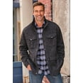 thumbnail image 2 of KingSize Men's Big & Tall Sweater Fleece Multi-Pocket Jacket, 2 of 2