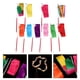 thumbnail image 4 of 10pcs Cintas de la danza del rendimiento de la danza de las cintas de la gimnasia del satén portátil, 4 of 6