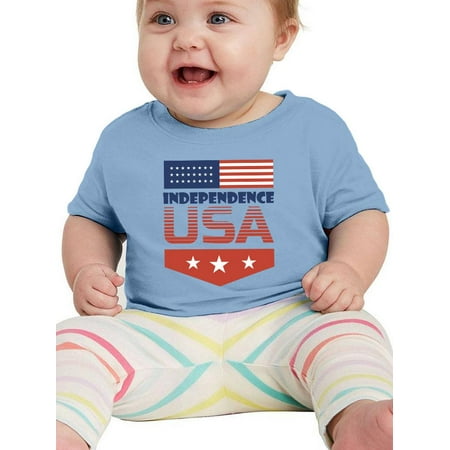 

Independence Day Usa Flag. T-Shirt Infant -Image by Shutterstock 6 Months