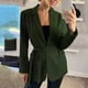thumbnail image 1 of Pntutb, ropa de negocios para mujer, cárdigan de manga larga de Color sólido, chaqueta superior, abrigo con bolsillo y cinturón, liquidación Pntutb Pntutb-4028, 1 of 9