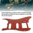 thumbnail image 4 of Electric Guitar Pickguard PVC Plastic Guard Scratch Board Front Plate Panel Cover Instrument Accessories Red Turtle Shell Color GSSH69, 4 of 8