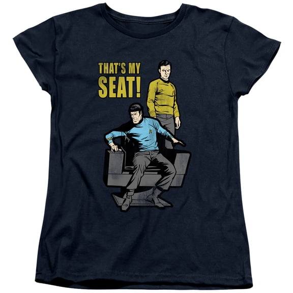 Star Trek - My Seat - Women's Short Sleeve Shirt - Small
