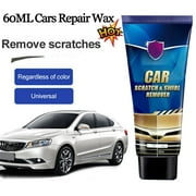 LELINTA 60ML Car Scratch & Swirl Remover - Rubbing Compound & Finishing Polish - True Car Paint Correction & 1 Microfiber Cloths