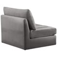 thumbnail image 7 of Meridian Furniture Jacob Grey Velvet Armless, 7 of 7