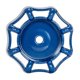 thumbnail image 3 of Manija de rueda para llave de jardín Eastman de metal fundido azul 45419, 3 of 4