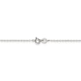 thumbnail image 3 of 925 Sterling Silver .5mm Flat Link Cable Chain; 16 inch; for Adults and Teens; for Women and Men, 3 of 5