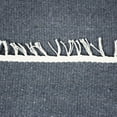 thumbnail image 3 of Rugsotic Carpets Eco-Friendly Woven Hand Woven Kilim Flat Weave Light Charcoal Solid Area Rug, 6'x9' Rectangle, Antimicrobial, 3 of 6