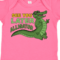 thumbnail image 4 of Inktastic See You Later Alligator with Black Sunglasses Boys or Girls Baby Bodysuit, 4 of 5