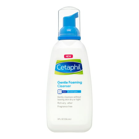 Cetaphil Gentle Foaming Cleanser, Face Wash for Sensitive and All Skin Types, 8