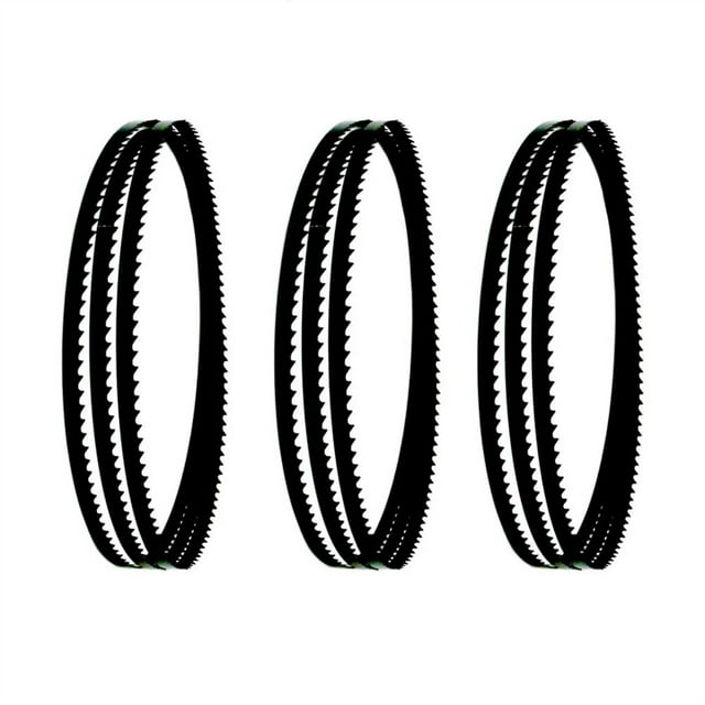 3pcs Bandsaw Blades 1400x6.35x0.35mm 10 TPI Herramientas de madera Accesorios