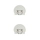 thumbnail image 4 of Sonducket Gorros de piscina, gorro de baño Unisex elástico de dibujos animados, protege las orejas, casco de buceo, suministros para deportes Blanco 2piezas, 4 of 6