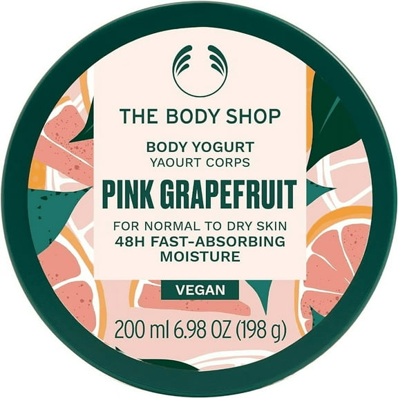The Body Shop Pink Grapefruit Body Yogurt For Normal To Dry Skin 6.91 Ounces