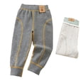 thumbnail image 7 of Piuwrlz Boys Pocket Cargo Pants Kids Winter Plain Jogger Pants Long Sweatpants Gray Size 3-4 T, 7 of 7