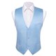 thumbnail image 1 of Barry Wang-Chaleco de seda para hombre, 30 colores, liso, negro, azul, verde, rojo, Pik Gold Champain, chaleco ajustado de satén morado, Tops para hombre, 1 of 5