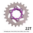 thumbnail image 2 of Cassette bicicleta piñón bicicleta de una sola velocidad Cassette rueda libre accesorio de ciclismo, 2 of 9