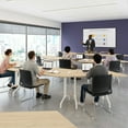 thumbnail image 3 of Synergy 60-inch Trapezoid Modular Conference Table in Elm - Engineered Wood, 3 of 8