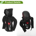 thumbnail image 6 of Unique Bargains Universal 11x15.5xcm/4.33"x6.1" Gear Shift Knob Cover Decoration Stick Shifting Handle Protector Polyester 1 Pc Skeleton Hoodie Style Red Black Grey, 6 of 7