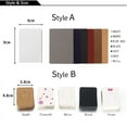 thumbnail image 4 of 50pcs/lot 3.8x4.8cm Solid Kraft Paper for Jewelry Display Packing Black, 4 of 6
