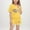 Yellow, variant on Generic Boys Girls 2 Piece Outfits Summer Floral Print Short Sleeve T Shirt and Short Sets Cute Clothes Set for 5-14Years