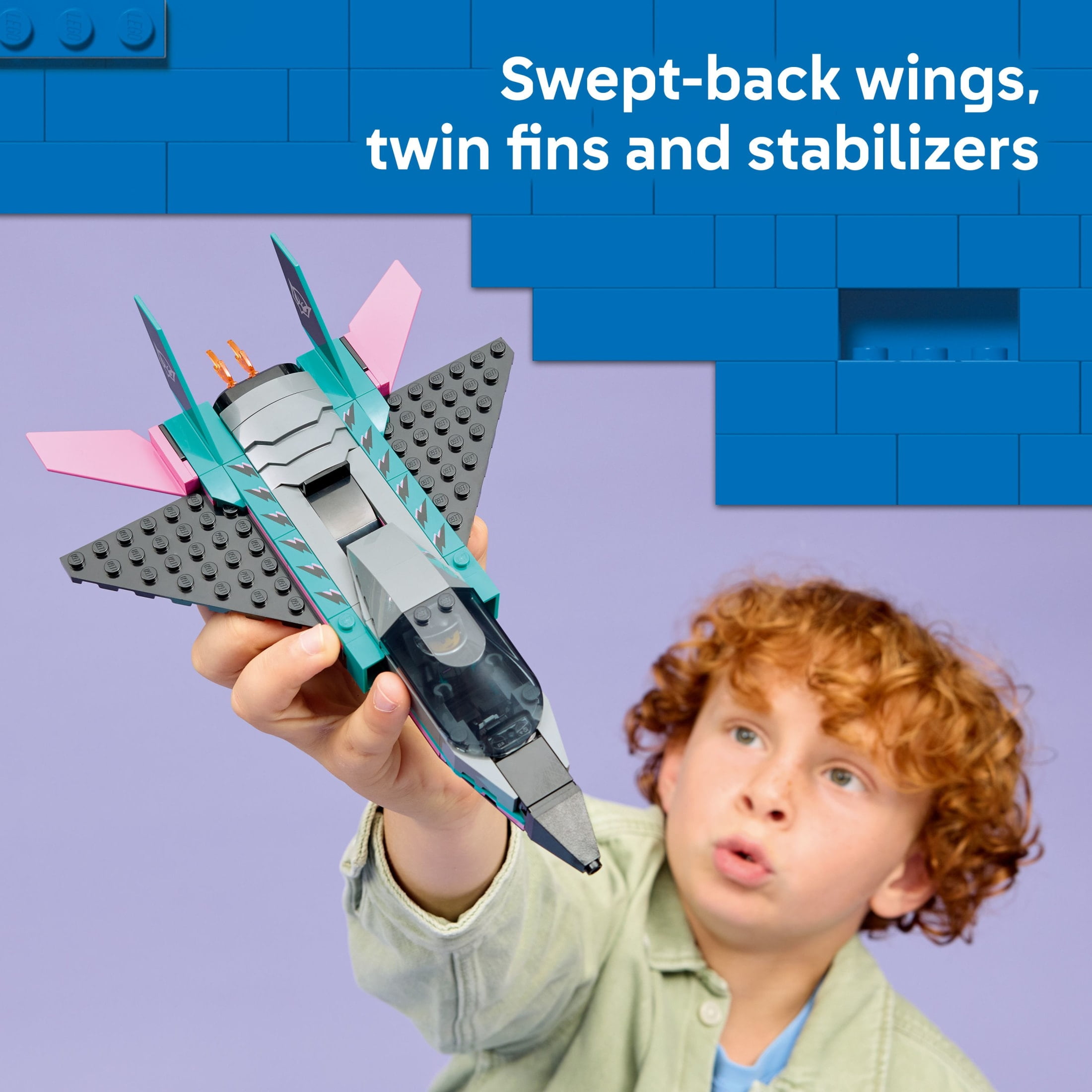 LEGO City Jet vs. Car Building Toys for Kids - Pretend Play Vehicles for Boys & Girls, Ages 6+ - Toy Car & Jet W/Driver & Pilot Minifigures - Gift Idea for Birthdays - 60489