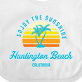 thumbnail image 4 of Inktastic Summer Enjoy the Sunshine Huntington Beach California Blue Boys or Girls Baby Bib, 4 of 4