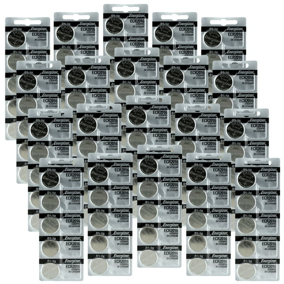 20x 5-PACK Energizer ECR2016 3V Lithium Coin Cell Battery Compatible with CR2016